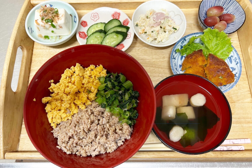 画像：麦穂の食事